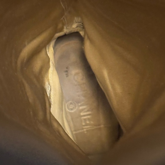 Chanel Black Lambskin Leather Over the Knee Boots - Picture 8 of 14